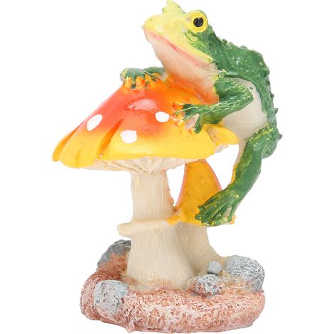 Décorations animales pour le jardinage, champignons, petits ornements, micro-paysage, bricolage, bonsaï, décorations, grenouille
