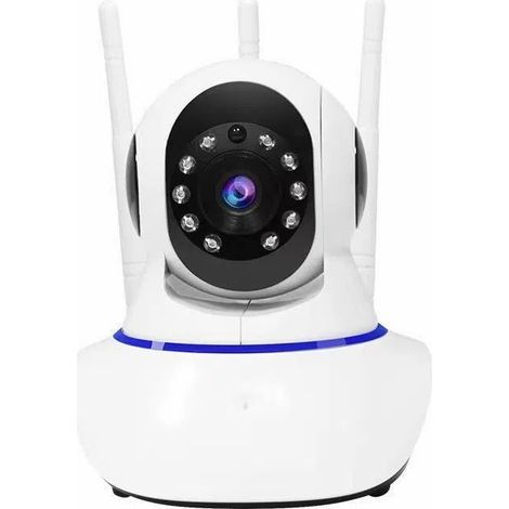 Caméra Surveillance Vidéosurveillance WiFi Vision Nocturne HD 1080P pour BéBé/Animal pour La SéCurité à La Maison (1/5)