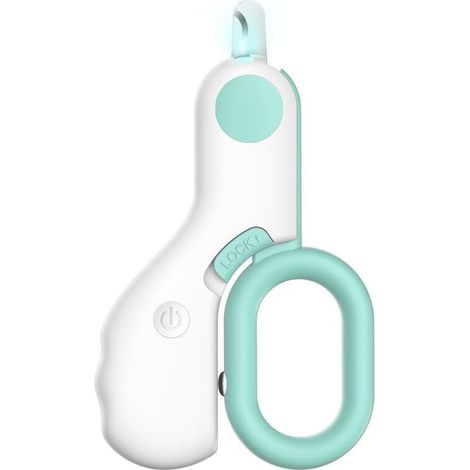 Coupe-ongles lumineux LED pour chats - Coupe-ongles de précision avec protection, lame à coupe rapide et visibilité de la ligne de sang pour chats et petits chiens (rose)