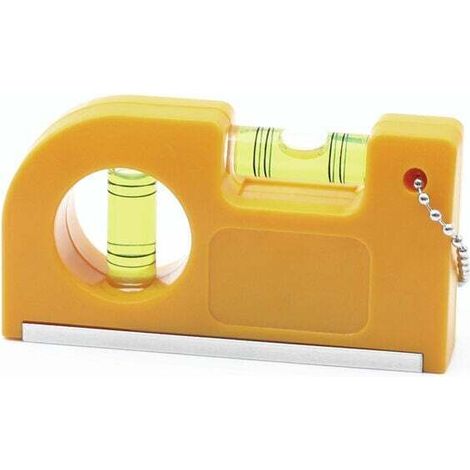 1pc Tasche Magnetische Ebene Gelb Messung Werkzeug Ebene Mini Tragbare Magnetische  FLITI (1/4)