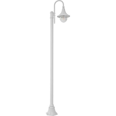 [NEUWERTIG] B-Ware Lindby Daphne Außenleuchte H220 Weiß Lampe Stehlampe Leuchte Spot