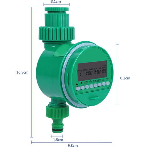 Programateur arrosage Automatique minuterie d'eau électrique Automatique d'arrosage minuteur Home Garden d'irrigation d'équipement pour Maison, Jardin (1/4)