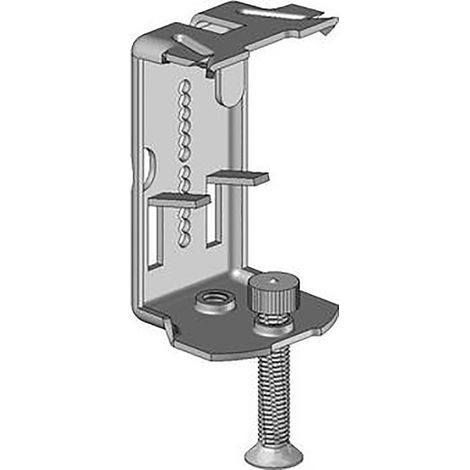 Isotech – Suspente DUO pour fixation à visser – Support en acier zingué – Résistance à la traction 70 dan – Pour systèmes longue portée