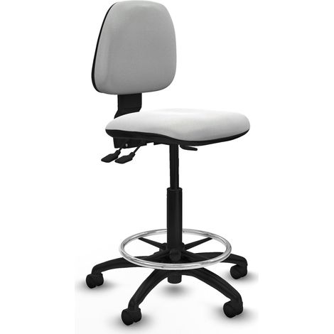 Silla de oficina piqueras y crespo B0001RN blanca ajustable altura