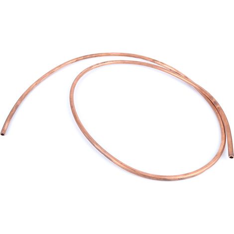 2 m C1100 T2 Kupferrohr, flexibler Spiralschlauch für Klimaanlagen und Kühlschränke, Außendurchmesser 10 mm / Innendurchmesser 8 mm (1/5)