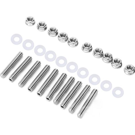 Kit de goujons et boulons pour collecteur d'admission, remplacement pour moteur Acura B D H F B18 GSR SI, toutes séries et modèles (1/5)