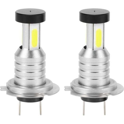 Kit D'Ampoule de Phare 2X H7 LED Feux Croisement 100W 30000LM Super 6000K Blanc (1/4)