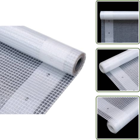Cubierta para jardín - vidaXL Lona impermeable 260 g/m² 2x15 m blanca - Invernadero