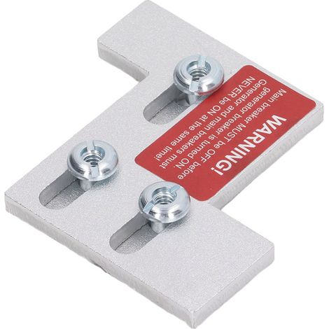 Kit de verrouillage de générateur compatible avec les panneaux General Electric CE 150 ou 200 A, espacement de 1 1/4 pouce (1/5)
