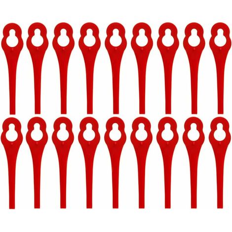 BRAVIX 100 pièces lames de rechange compatibles avec coupe bordure IKRA IART 2520, lames en nylon pour IAT 20-1M (1/5)