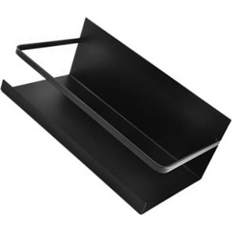 Magnetisches Regal aus Kohlenstoffstahl, verstellbar, platzsparend, starker Magnet-Kühlschrankorganizer zur Aufbewahrung von Gläsern, Schwarz (1/5)