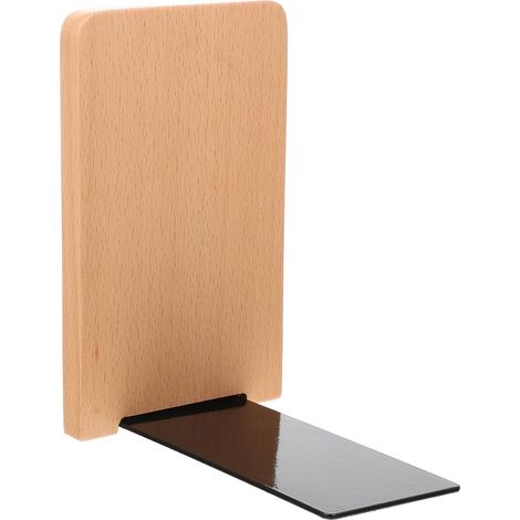aus Buchenholz 13x8cm Stabiler Buchständer für Schreibtisch