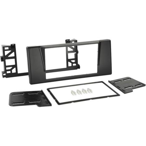 Kit Support Autoradio compatible avec BMW 5 E39 Rubbertouch Noir