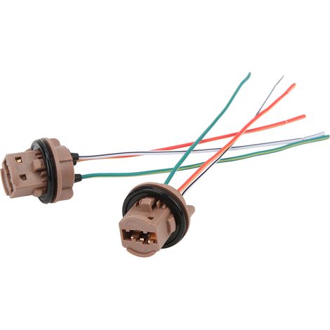 2Connecteurs femelles pour feu stop, 2 pièces, légers et compacts, douilles à queue de cochon faciles à utiliser pour véhicules et remorques (1/5)