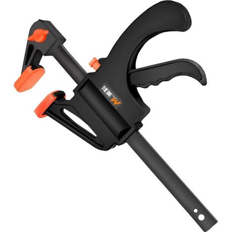 Pince de travail du bois rapide Pince de scie sauteuse Pince F Pince fixe bidirectionnelle - 6 pouces (1/4)