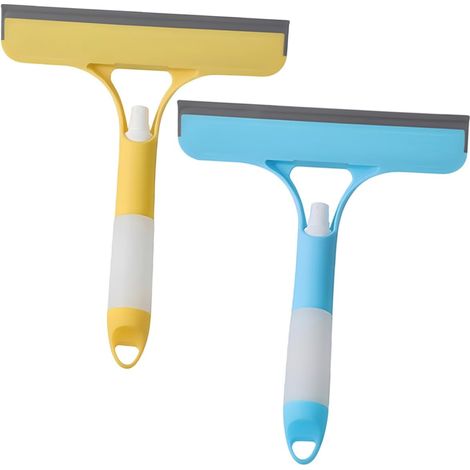 2 raclettes lave-vitres, pulvérisateur, pour vitres sans traces (1/5)