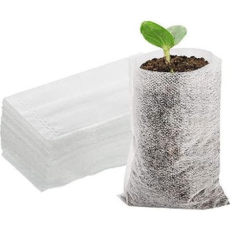 Lot de 100 sacs de pépinière non tissés biodégradables pour culture de plantes (1/5)