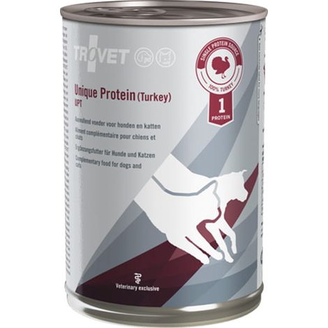 Trovet Hund/Katze Unique Protein UPT Truthahn 400g Dose