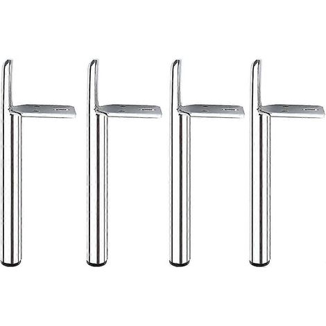 Quatre pieds de table en métal, adaptés aux armoires, meubles, supports TV, tables de chevet et autres meubles. (1/5)