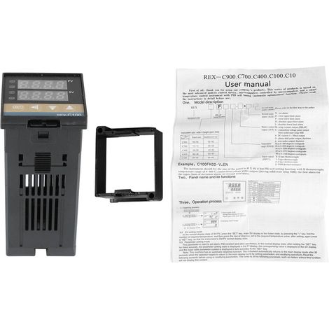 Eosnow Kit de contrôleur de température PID REX C100 numérique 100-240 V (1/5)
