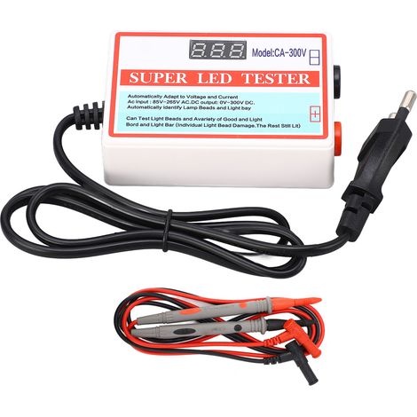 Testeur de LED pour TV, outil de détection de bandes lumineuses multifonction 85-265V prise UE, réparation de rétroéclairage (1/5)