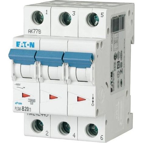 Eaton Standard-Modell 3-poliger Leistungsschalter weiß 20A 400V