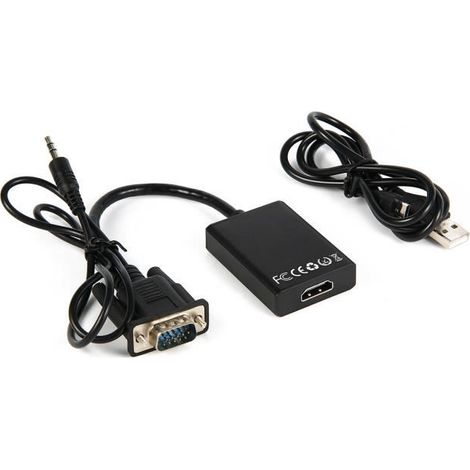 XCSOURCE 1080P VGA vers HDMI HD Audio Vidéo TV Câble AV USB Adaptateur Convertisseur pour PC AC310 (1/4)