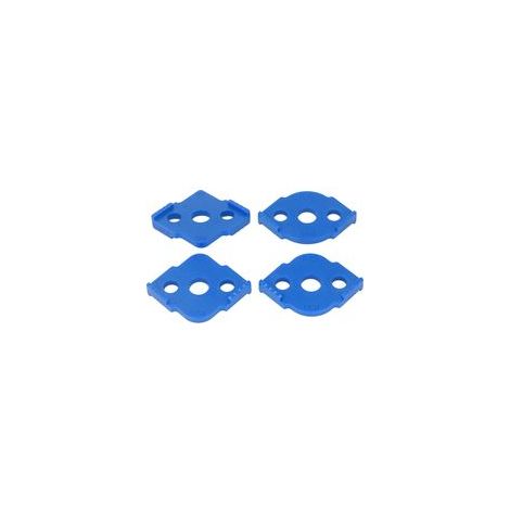 Pcs Radius Jig Router Template ABS Wear Resistant Woodworking Corner Radius Jig Half Rounded Corner Positioner Blue (1/5)