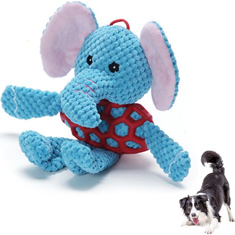 Peluche pour chien, jouet interactif pour occuper les chiens, jouet à mâcher mignon et couineur pour chiot, petites, moyennes et grandes races