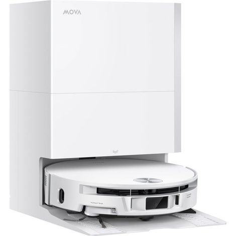 Aspiradora robot fregadora - MOVA - S70 Roller - 28 000 Pa - 3,2 L - Blanco