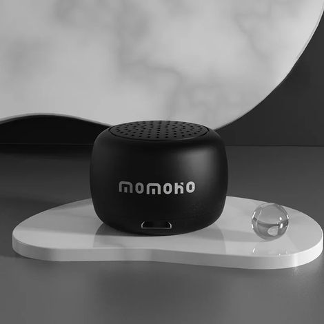 (Noir) Mini enceinte Bluetooth sans fil, volume puissant, diffusion portable (1/4)