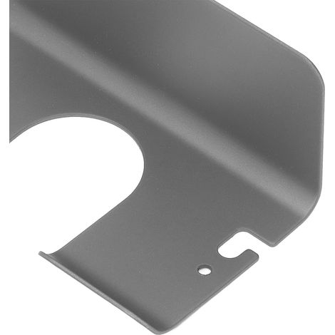 Support mural pour sèche-cheveux, rangement pour sèche-cheveux, fixation sans perçage, noir (1/5)