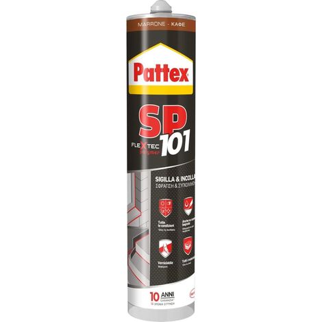 PATTEX SIGILLANTE SP 101 COLORATO ml.280 marrone - FER 455923 -- pz 2