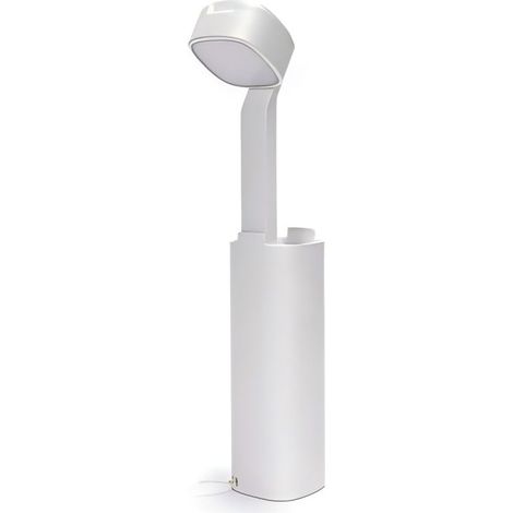 Lampe de table LED pliable blanche 3W, 4500K, rechargeable portable, éclairage polyvalent pour maison bureau