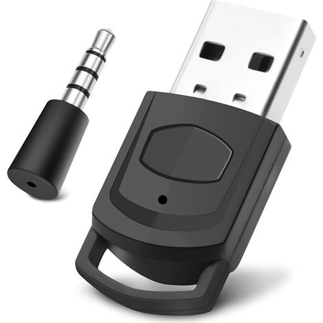 Adaptateur Audio USB Bluetooth 5.0 pour PS5/PS4/PC, Dongle Bluetooth, Adaptateur Bluetooth PC avec Mini Micro, Plug & Play (1/5)