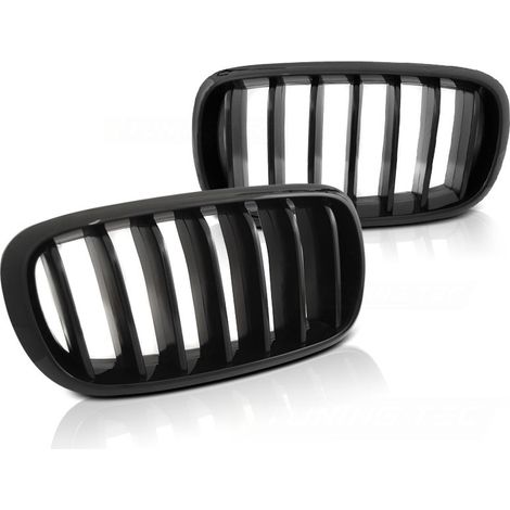 Grill BMW X5 F15 13-18 GLÄNZEND SCHWARZ (1/4)