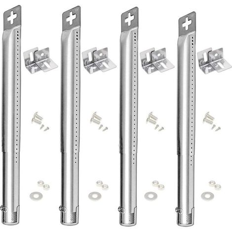 Universel Bruleur 31-45cm Pièces détachées pour Landmann. Tepro. Blooma. Campingaz. Outback. Taino. Barbecook Barbecue à gaz. Brûleur en Acier Inoxydable pièces de Rechange pour barbecue (1/5)