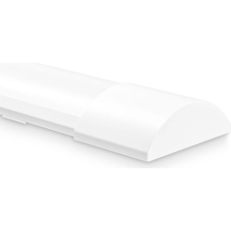 - Réglette LED Linéaire 120 cm - 40W - Chip Samsung - 6400K Blanc froid - 4800lm - Plafonnier Lampe Rectangulaire - Tube LED Lumière - IP20 pour Plafond, Garage, Magasin (1/5)