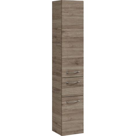 Hochschrank SOLINGEN-66 in Sanremo Eiche Terra quer Nb. - B/H/T: 30/168/33cm (1/2)