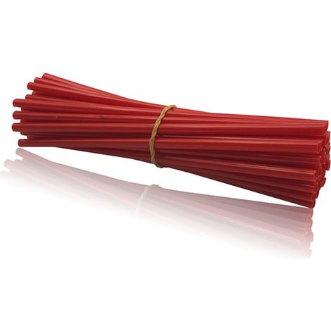 Lot de 12/36/72 pièces enveloppes de rayons de roue moto en plastique, décorations de pneu pour cross, habillage de rayons, personnalisation vélo tout-terrain. (1/5)