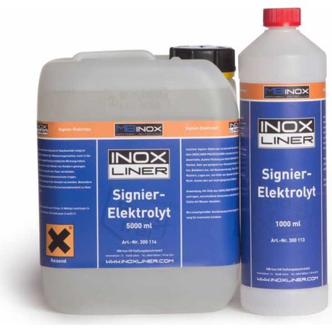 Elektrolyt Signieren (dunkel & Alu hell) 1lt. (1/2)