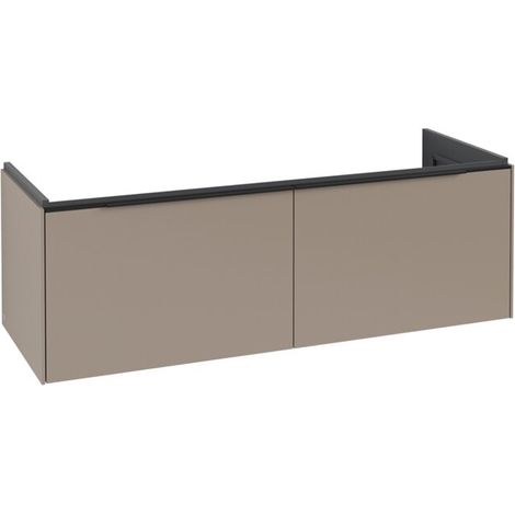 Villeroy & Boch Subway 3.0 armoire sous lavabo, 2 tiroirs, lavabo (1/2)