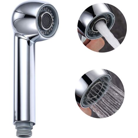 Robinet de douche à main Silver Mirror G1/2, pommeau de douche de cuisine (1/5)