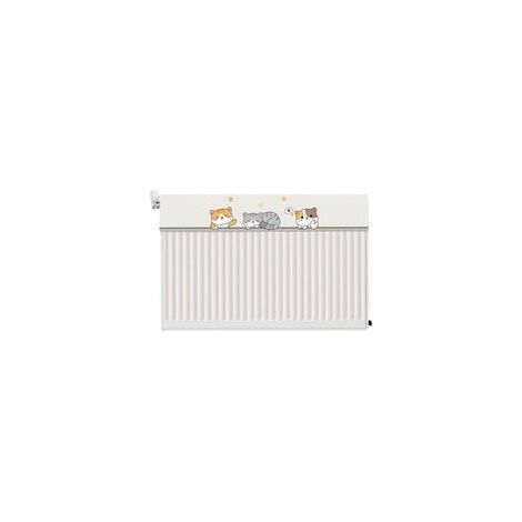 Cache-radiateur motif chat pour protéger la poussière et maintenir la chaleur et le confort de la maison (100 cm)