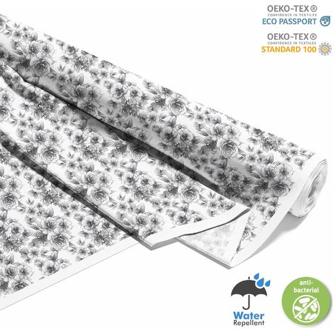 Outdoor dekostoffe oxford - Motiv Bleistift Blumen (1/5)