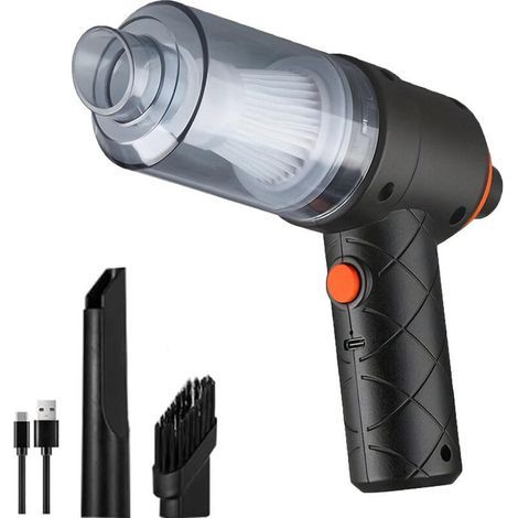Handheld car vacuum cleaner, air vacuum cleaner, high-power vacuum cleaner, portable cordless handheld vacuum cleaner, lightweight (1/5)