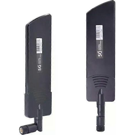 Für 2 Stück 5G/3G/4G/GSM Vollband-Omni-Funk-Smart-Meter-Router-Modul mit 40 dBi Antenne, schwarz, SMA-Stecker-JXLGV (1/4)