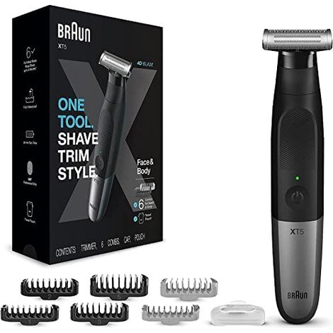 Braun Körperhaartrimmer, Rasierer Schwarz (1/5)