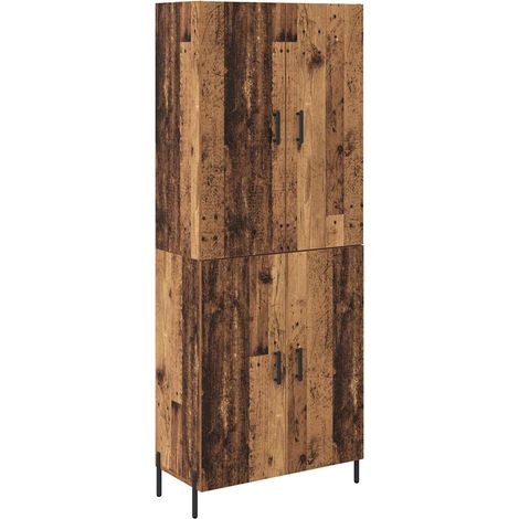 Maison Exclusive - Credenza Legno vecchio 69,5 x 34 x 180 cm Legno multistrato