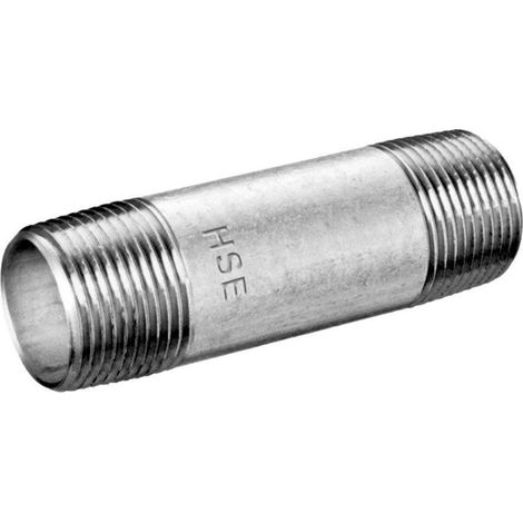 Hermann Schmidt Rohrdoppelnippel 530/23 DN 32, 1 1/4x60, verzinkt 43032060 (1/5)